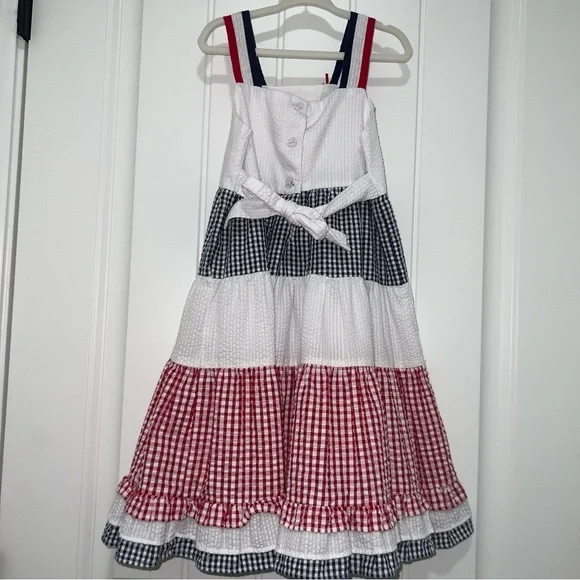 Emily Rose Girl’s Smocked Ladybug Dress Size 6 - Picture 3 of 5